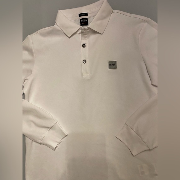 BOSS Boss Slim-Fit Passerby Long Sleeve polo shirt - Picture 10 of 15